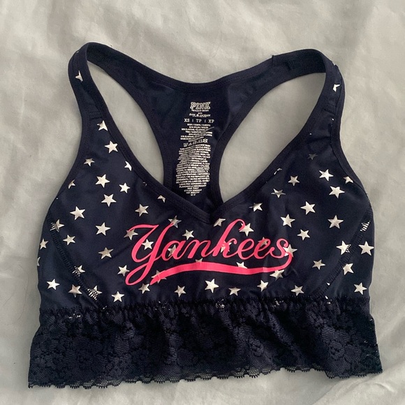 PINK Victoria's Secret Other - Pink brand New York Yankee bralet, size XS